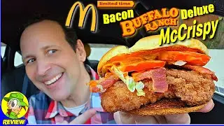 McDonald's&reg; Bacon Buffalo Ranch Deluxe McCrispy&trade; Review 🥓 BEST McCrispy&trade; Yet? 🤔 Peep THIS Out! 🕵️&zwj;♂️