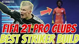 FIFA 21 PRO CLUBS THE BEST *META* STRIKER BUILD POST PATCH - MAX SKILL POINTS TIPS AND TRICKS!