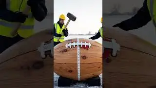 Rescue this GIANT parrot now &mdash; break the wooden football with a massive hammer