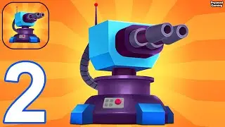 Merge Gun Tower Defense - Gameplay Walkthrough Part 2 Shooting Towers Merge Defense (Android)