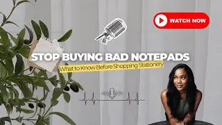 Stop Buying Bad Notepads | What to Know Before Shopping Stationery | Memo Notepad Deep Dive