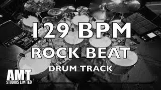129 BPM ROCK BEAT DRUM TRACK
