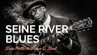 Chicago Blues Parisian Nights | Best Smooth Jazz & Blues Collection | Snowy Winter Music