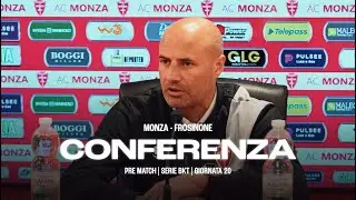 CONFERENZA STAMPA | Le parole di Mister Bianco prima di Monza - Frosinone