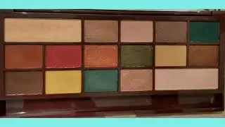#Revolution #beauty I heart makeup mint chocolate palette
