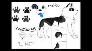 ref sheet of moki