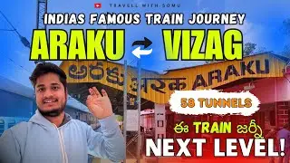 Araku to Vizag Train Journey | 58 Tunnels, 3 Waterfalls | Kirandul Passenger Scenic Views 🚞🌄