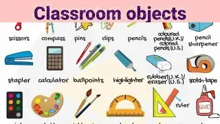 Name of objects in Classroom, vocabulary development #classroomobjects