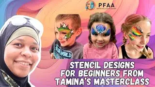 📹Here&rsquo;s a glimpse of Tamina&rsquo;s Stencil Beginner Masterclass! #pfaa #professionalfaceartacademy