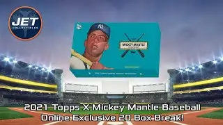 2021 Topps X Mickey Mantle Baseball Online Exclusive 20 Box Break!