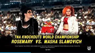 TNA/NXT Genesis 2025 M Slamovich v Rosemary in a House of Fun match for the TNA KO Title