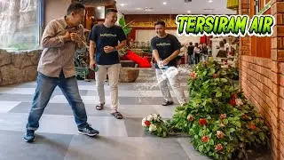Langsung Kena Siram Air, PRANK MANUSIA POHON, BUSHMAN PRANK
