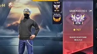 LLEGANDO A LOS 7427 PUNTOS ESTANDO EN GRAN MAESTRO EN FREE FIRE