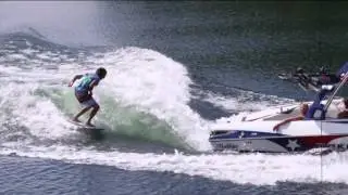 Wakesurfing With SURF GATE&reg; By Malibu Boats 2014