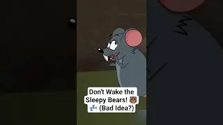 Don't Wake the Sleepy Bears! 🐻💤 (Bad Idea?) - Story Telling - English Speaking #Shorts