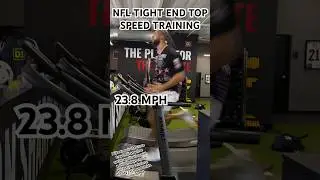 NFL TIGHT END TOP SPEED TRAINING #nfltraining #speedtraining #footballtraining #footballplayer