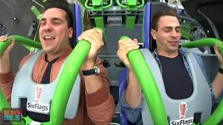 THE JOKER Free Fly Coaster | Six Flags Great America