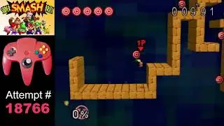 Super Smash Bros 64 Ness Break The Targets 15.60 [World Record]