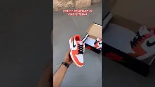 NIKE AIR JORDAN RETRO 1 LOW STARFISH ( WHATSAPP +91-9727783147 ) #shorts #reels #youtubeshorts #kick