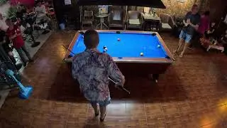 B & C BAR Udonthani Pool Tournament Kenta vs Lars