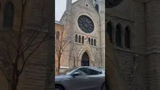 Holy Name Cathedral along N State Street- #chicago #catholic #cathedral #usa #architecture