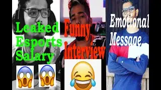 Novaking leaked esports players salary| Scout Very Funny Interview | GodL Hastar |