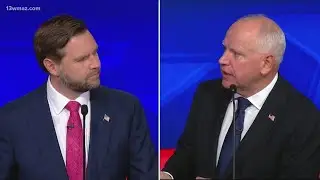 Vice Presidential candidates JD Vance, Tim Walz face off in VP debate