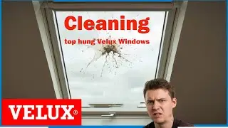 Как почистить внешнюю часть окна Velux (верхнеподвесного)