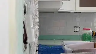 Tile Backsplash #construction #diy #carpentry #taping #fyp #pov #drywall #viral #homerenovation