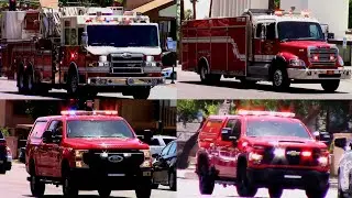 Phoenix Fire Dept. Ladder 4, North Deputy, Engine 96, Battalion 3 & Utility 10 Responding + Onscene