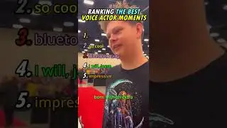 Ranking The BEST Voice Actor Moments😂😂#shorts