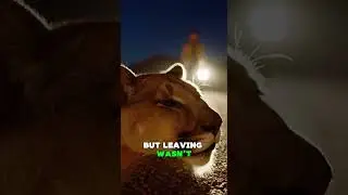 a late-night lion rescue on an empty road