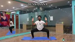 Chandra Namaskaras | YOGA #WITHME | #AsanasWithAerobicize | #YogaWeek