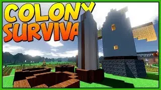 THE SECRET VOICE COMMANDS - Building the Wheat Silos - Let's Play Colony Survival Gameplay