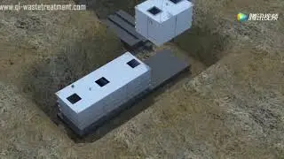 Wastewater treatment machine design and installation, MBR domestic sewage purification Septic system