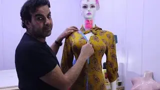 تعليم أخذ القياسات الزبونه او الزبون الخياط كاظم الشامي