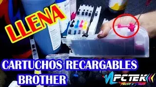 Como rellenar cartuchos recargables Brother