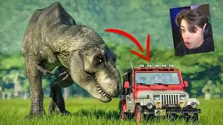 T-REX ONTSNAPT !! | Jurassic World Evolution 2 #1