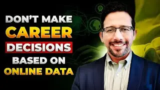 Don&rsquo;t Make Career Decisions Based on Online Data #online #data