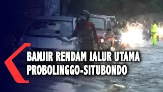 Diguyur Hujan Jalur Probolinggo  Situbondo Banjir