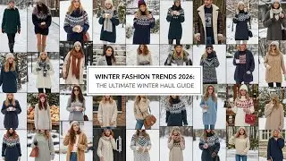 Winter Fashion Trends 2026: 50 Cozy Sweater Dress & Knit Outfit Ideas | Ultimate Winter Haul Guide