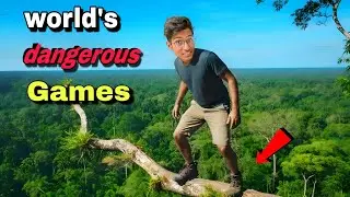 Trying Worlds DANGEROUS games ￼&rdquo;🥵Fun Outdoor Games for Kids & Adults: 2-4 Players, In the Dark,