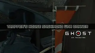 Trapper's House Sashimono War Banner [Ghost of Tsushima Playthrough]