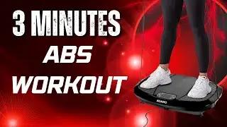 3-Min Standing Abs Workout 💥 with Vibration Plate | Burn Belly Fat Fast!