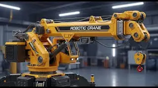 Electric-Powered Crane Model &ndash; Robotics in Action! #robotics