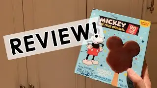 Mickey Premium Ice Cream Bar (Store version) REVIEW