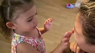 2 Year Old Gives Mom a Massage SHORT VERSION