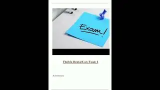 Florida Dental Law Exam 2  Latest 2024  2025  Actual Questions and Answers 100 Correct