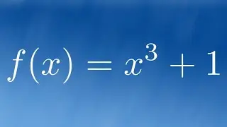 Inversa de la funci&oacute;n f(x) = x^3 + 1