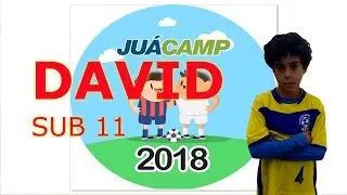 DAVID ATACANTE NA COPA  JUA CAMP 2018 FUTEBOL DE CAMPO